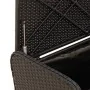 Banco de almacenaje con cojín ratán sintético negro 80x51x52 cm by , garden benches - Ref: Foro24-365730, Price: 123,94 €, Di...