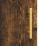 Aparador de madera contrachapada roble ahumado 34,5x34x180 cm de , Aparadores - Ref: Foro24-3199294, Precio: 106,13 €, Descue...