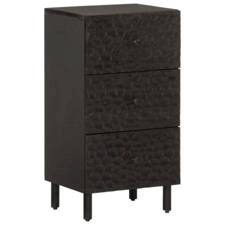 Aparador madera maciza de mango negro 40x33x75 cm de , Aparadores - Ref: Foro24-356842, Precio: 85,28 €, Descuento: %