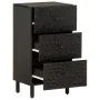 Aparador madera maciza de mango negro 40x33x75 cm de , Aparadores - Ref: Foro24-356842, Precio: 85,28 €, Descuento: %