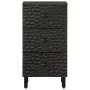 Aparador madera maciza de mango negro 40x33x75 cm de , Aparadores - Ref: Foro24-356842, Precio: 85,28 €, Descuento: %