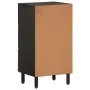 Aparador madera maciza de mango negro 40x33x75 cm de , Aparadores - Ref: Foro24-356842, Precio: 85,28 €, Descuento: %
