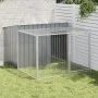 Caseta perros con corral acero galvanizado gris 153x194x110 cm von , Hundehütten - Ref: Foro24-3214222, Preis: 230,90 €, Raba...
