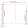 Toldo lateral retráctil azul 180x500 cm by , Umbrellas - Ref: Foro24-4004446, Price: 122,94 €, Discount: %