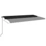 Toldo retráctil automático gris antracita 600x350 cm by , Awnings - Ref: Foro24-3069249, Price: 747,18 €, Discount: %