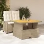 Set comedor de jardín 2 pzas con cojines ratán sintético beige von , Gartensets - Ref: Foro24-3277415, Preis: 386,52 €, Rabat...