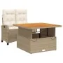 Set comedor de jardín 2 pzas con cojines ratán sintético beige von , Gartensets - Ref: Foro24-3277415, Preis: 386,52 €, Rabat...