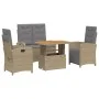 Set de comedor jardín con cojines 4 pzas ratán sintético beige von , Gartensets - Ref: Foro24-3277372, Preis: 594,70 €, Rabat...