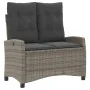 Juego de comedor jardín 2 pzas con cojines ratán sintético gris by , Garden sets - Ref: Foro24-3277403, Price: 353,56 €, Disc...
