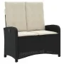 Juego comedor jardín 4 piezas con cojines ratán sintético negro de , Conjuntos de jardín - Ref: Foro24-3277324, Precio: 505,5...