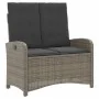 Juego de comedor de jardín 4 piezas con cojines ratán PE gris by , Garden sets - Ref: Foro24-3277345, Price: 573,84 €, Discou...