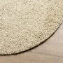 Alfombra de pelo largo moderna dorado Ø 80 cm by , Rugs - Ref: Foro24-375353, Price: 29,20 €, Discount: %