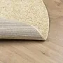 Alfombra de pelo largo moderna dorado Ø 80 cm by , Rugs - Ref: Foro24-375353, Price: 29,20 €, Discount: %