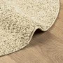 Alfombra de pelo largo moderna dorado Ø 80 cm by , Rugs - Ref: Foro24-375353, Price: 29,20 €, Discount: %