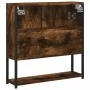 Armario con espejo baño madera roble ahumado 60x16x60 cm de , Tocadores de baño - Ref: Foro24-842423, Precio: 66,77 €, Descue...