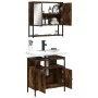 Set de muebles baño 2 pzas madera contrachapada roble ahumado by , Bathroom furniture - Ref: Foro24-3214657, Price: 102,58 €,...