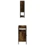 Set de muebles baño 2 pzas madera contrachapada roble ahumado by , Bathroom furniture - Ref: Foro24-3214657, Price: 102,58 €,...