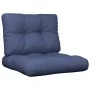 Cojines para muebles de palets 2 unidades tela azul marino de , Cojines para sillas y sofás - Ref: Foro24-378058, Precio: 29,...
