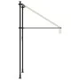 Toldo retráctil de tela y acero crema 100x150 cm by , Awnings - Ref: Foro24-368743, Price: 67,11 €, Discount: %
