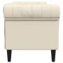 Sofá Chesterfield de 3 plazas lino by , Sofas - Ref: Foro24-372563, Price: 340,48 €, Discount: %