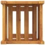 Jardinera con forro madera maciza de acacia 31x31x30 cm by , Pots and planters - Ref: Foro24-366428, Price: 49,68 €, Discount: %