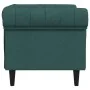 Sillón Chesterfield de tela verde oscuro von , Sofas - Ref: Foro24-372542, Preis: 199,27 €, Rabatt: %
