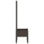 Jardinera con enrejado PP marrón 40x40x142 cm by , Pots and planters - Ref: Foro24-367920, Price: 55,43 €, Discount: %