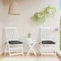 Cojines sillas de jardín 2 uds tela Oxford antracita 40x40x7 cm by , Cushions for chairs and sofas - Ref: Foro24-361450, Pric...