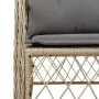 Set comedor de jardín 9 pzas con cojines ratán sintético beige by , Garden sets - Ref: Foro24-3212158, Price: 1,00 €, Discoun...