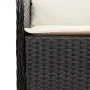 Set comedor de jardín 3 pzas con cojines ratán sintético negro de , Conjuntos de jardín - Ref: Foro24-3211906, Precio: 297,12...