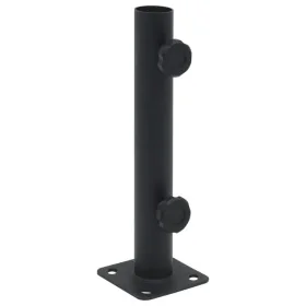 Base de sombrilla para mástil de Ø32/34/38 mm acero negro mate by , Umbrella bases - Ref: Foro24-4003371, Price: 19,14 €, Dis...