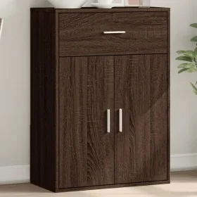 Aparador madera de ingeniería roble marrón 60x30x84 cm by , Sideboards - Ref: Foro24-840498, Price: 74,38 €, Discount: %