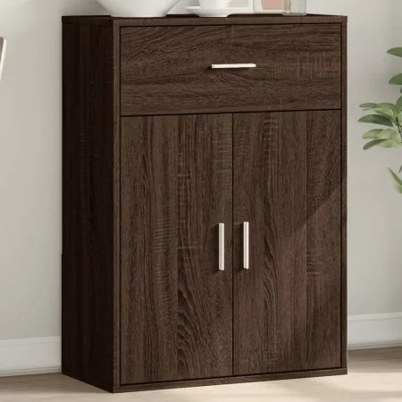 Aparador madera de ingeniería roble marrón 60x30x84 cm by , Sideboards - Ref: Foro24-840498, Price: 74,38 €, Discount: %