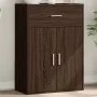 Aparador madera de ingeniería roble marrón 60x30x84 cm by , Sideboards - Ref: Foro24-840498, Price: 74,38 €, Discount: %