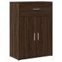 Aparador madera de ingeniería roble marrón 60x30x84 cm by , Sideboards - Ref: Foro24-840498, Price: 74,38 €, Discount: %