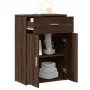 Aparador madera de ingeniería roble marrón 60x30x84 cm by , Sideboards - Ref: Foro24-840498, Price: 74,38 €, Discount: %