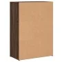 Aparador madera de ingeniería roble marrón 60x30x84 cm by , Sideboards - Ref: Foro24-840498, Price: 74,38 €, Discount: %