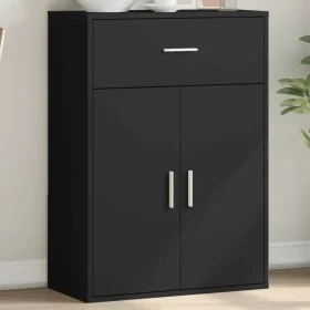 Aparador madera de ingeniería negro 60x30x84 cm by , Sideboards - Ref: Foro24-840493, Price: 88,54 €, Discount: %