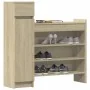 Zapatero madera de ingeniería roble Sonoma 100,5x28x100 cm by , Shoe racks and shoe organizers - Ref: Foro24-840424, Price: 1...