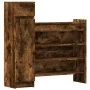 Zapatero madera de ingeniería roble ahumado 100,5x28x100 cm von , Schuhregale und Schuhorganisatoren - Ref: Foro24-840426, Pr...