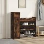 Zapatero madera de ingeniería roble ahumado 100,5x28x100 cm von , Schuhregale und Schuhorganisatoren - Ref: Foro24-840426, Pr...