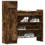 Zapatero madera de ingeniería roble ahumado 100,5x28x100 cm von , Schuhregale und Schuhorganisatoren - Ref: Foro24-840426, Pr...