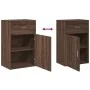 Armario almacenaje madera ingeniería marrón roble 56,5x39x90 cm von , Schließfächer und Lagerschränke - Ref: Foro24-840715, P...