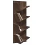 Estantería de pared 4 niveles marrón roble 33x16x90 cm de , Estantes y estanterías - Ref: Foro24-840722, Precio: 37,74 €, Des...