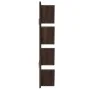 Estantería de pared 4 niveles marrón roble 33x16x90 cm de , Estantes y estanterías - Ref: Foro24-840722, Precio: 37,74 €, Des...