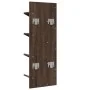 Estantería de pared 4 niveles marrón roble 33x16x90 cm de , Estantes y estanterías - Ref: Foro24-840722, Precio: 37,74 €, Des...