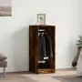 Armario de madera de ingeniería roble ahumado 48x41x102 cm de , Organizadores de vestidores y perchas de barra - Ref: Foro24-...