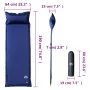 Colchón de camping autoinflable con almohada 1 persona azul by , Sleeping mats - Ref: Foro24-4007137, Price: 61,33 €, Discoun...