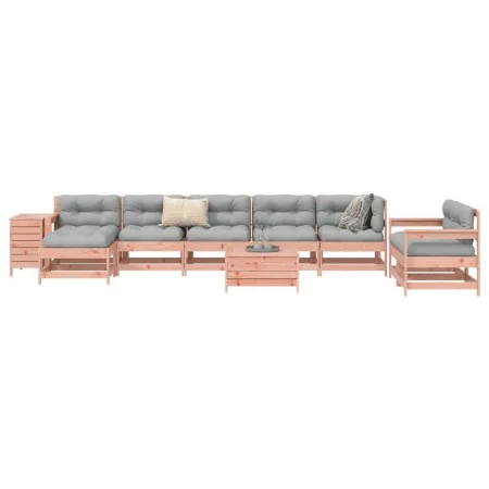 Juego de sofás de jardín 10 pzas madera maciza de abeto Douglas by , Garden sets - Ref: Foro24-3250686, Price: 565,63 €, Disc...