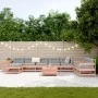 Juego de sofás de jardín 10 pzas madera maciza de abeto Douglas by , Garden sets - Ref: Foro24-3250686, Price: 565,63 €, Disc...